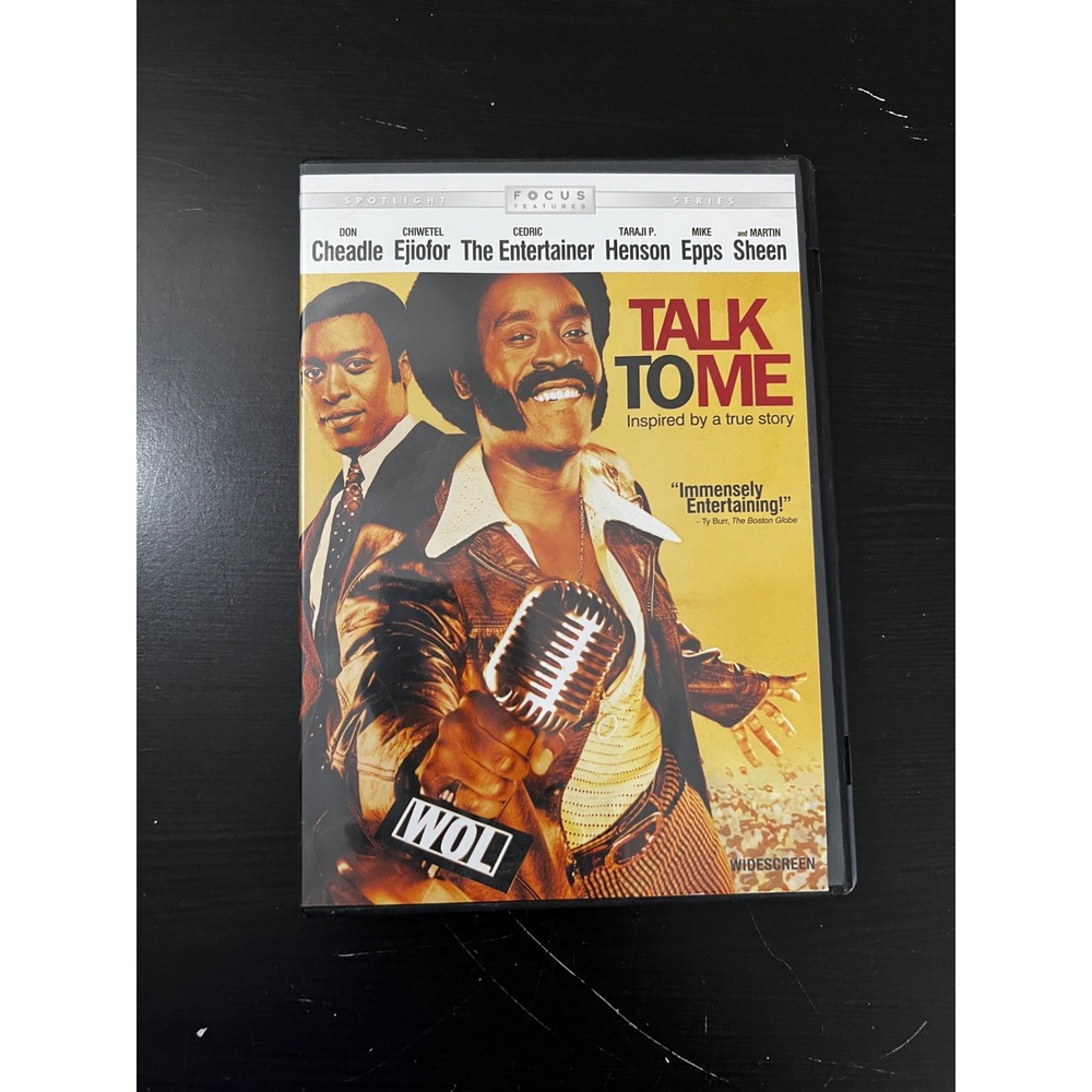 Talk To Me DVD Don Cheadle Chiwetel Ejiofor Focus Features Widescreen Movie R